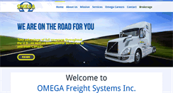 Desktop Screenshot of omegafreight.com